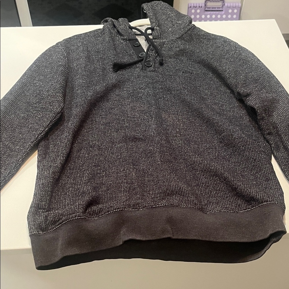 RVCA Charcoal Hooded Pullover